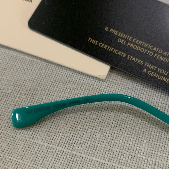 NWT FENDI BLUE - TURQUOISE SUNGLASSES πππ - Picture 7 of 11